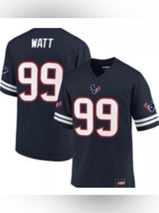 NFL Other - [NFL] Houston Texans #99 JJ Watt Navy Blue Football Jersey Men's Size Large